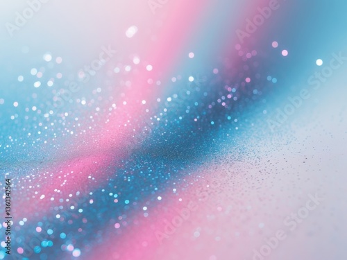 Abstract background gradient blue pink colors filled small and glitter.