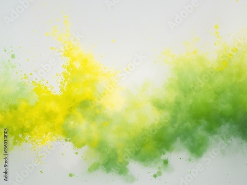 Abstract background burst yellow green colors has gradient color comic.