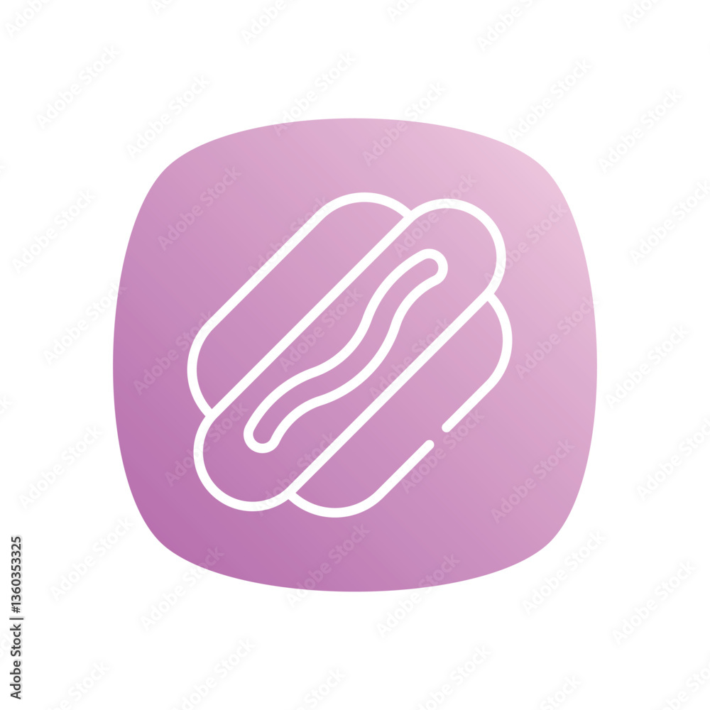 Hot Dog icon vector Hot Dog icon vector