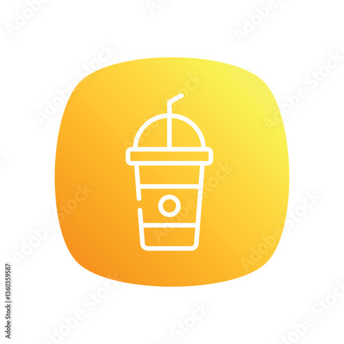 Cold Drink icon vector