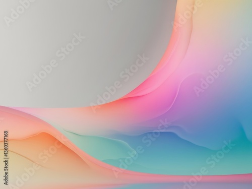 Abstract digital art piece that appears to be liquid gradient background.