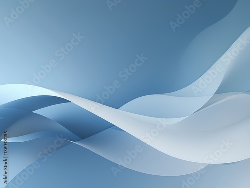 Abstract digital art piece that appears to be cool blue backgrounds