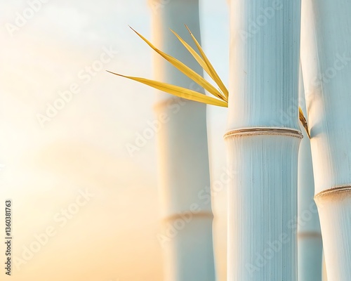 Serene Bamboo Sunrise.