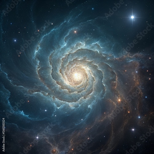 spiral galaxy background