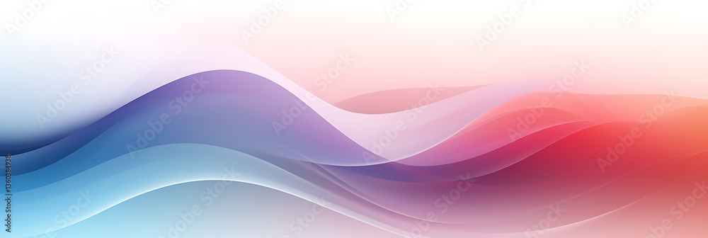 Abstract Flowing Waves: A mesmerizing display of fluid, translucent waves in vibrant hues of blue, purple, pink, and orange, creating a sense of motion and depth. Abstract Flowing Waves: A mesmerizing display of fluid, translucent waves in vibrant hues of blue, purple, pink, and orange, creating a sense of motion and depth.