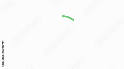Check Mark Animation Icon, Green Checkmark Animation, Success and Approved Tick Symbol on Black Background