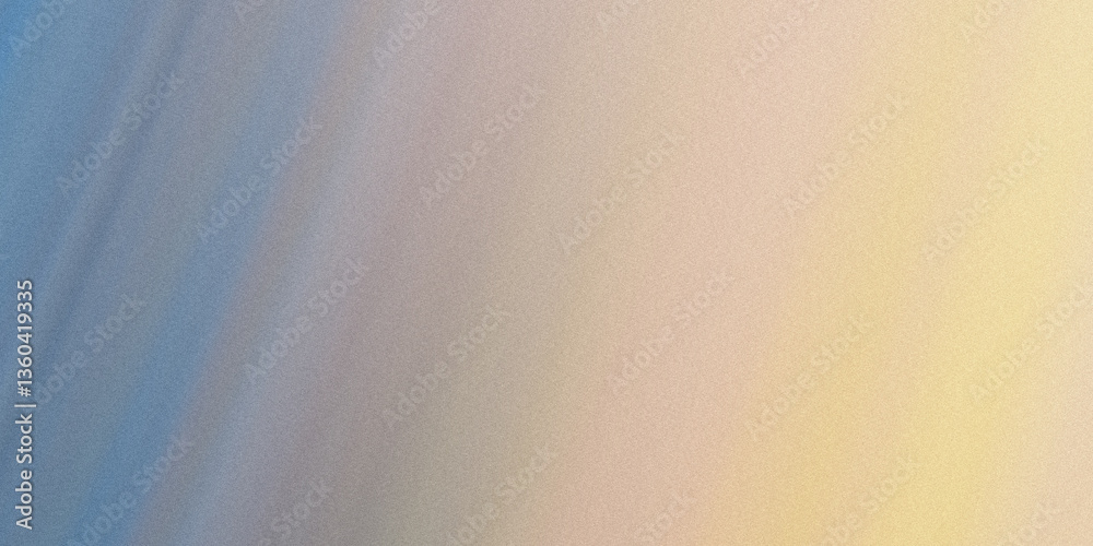 Fototapeta premium Soft gradient background with blue to yellow hues creating a smooth and calming color transition