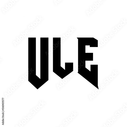 Free Download ULE letter logo design for technology company. ULE logo design black and white color combination. ULE logo, ULE vector, ULE design, ULE icon, ULE alphabet. ULE typography logo design. - GFXLoad