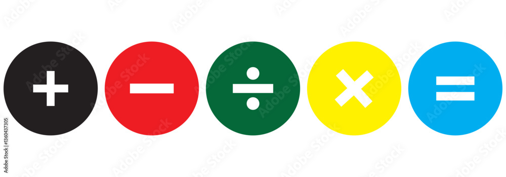 Math icon. Calculator plus minus divide multiply signs collection. Math calculate signs. EPS 10 Math icon. Calculator plus minus divide multiply signs collection. Math calculate signs. EPS 10
