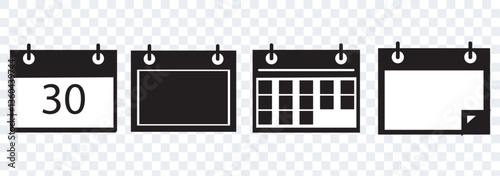 Calendar icon set. Calender symbol. calendar vector icon