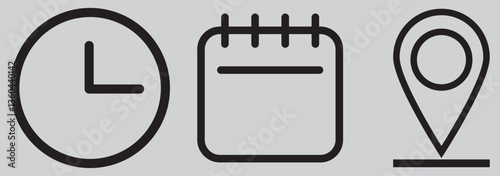 Calendar icon set. Calender symbol. calendar vector icon