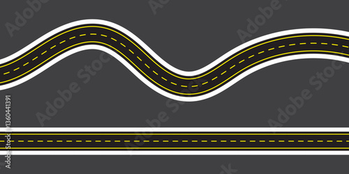 road icon vector template illustration logo desig