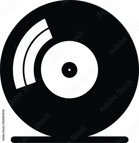 music Note  silhouette vector,music vinyl silhouette  vector,Musical key symbol