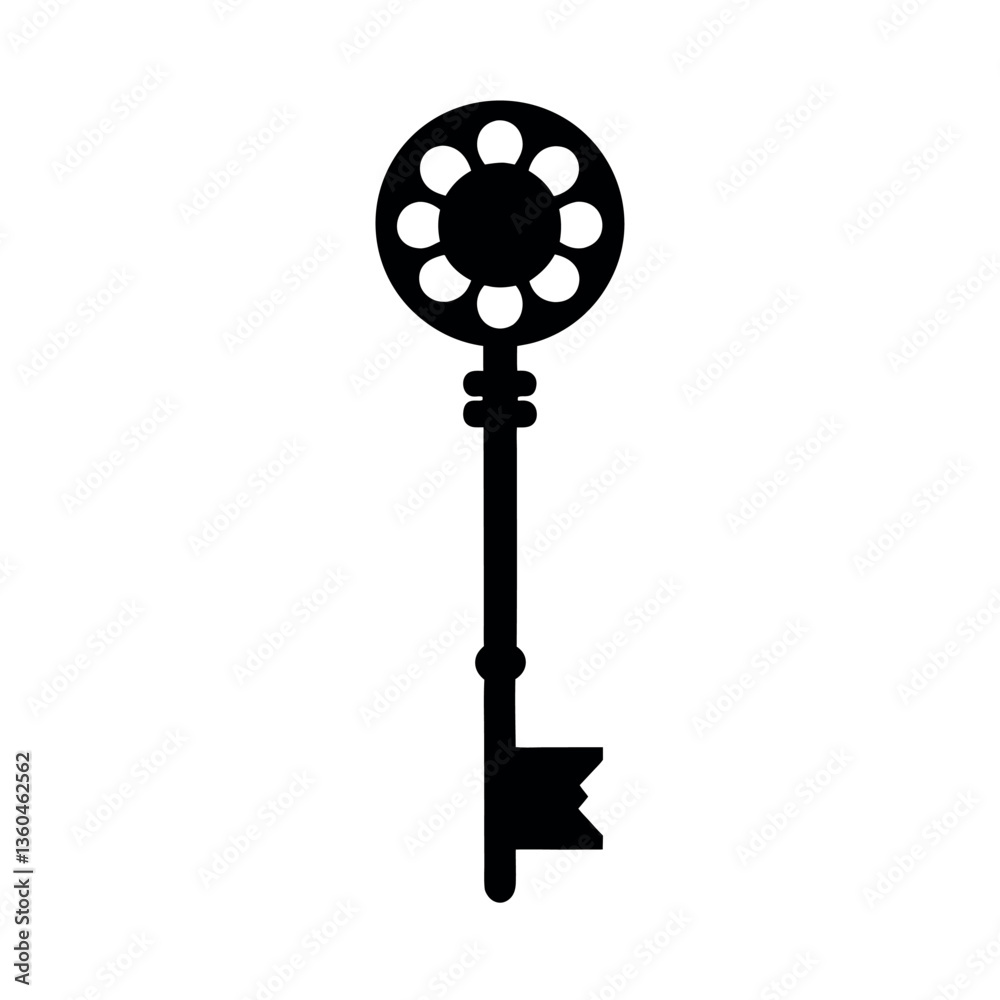Obraz premium black and white keys