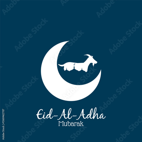 Islamic festival eid al adha mubarak banner post