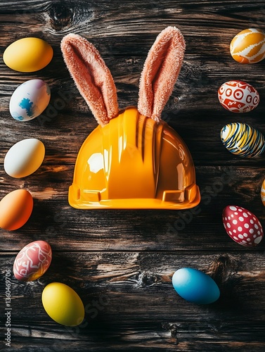 Easter Construction Helmet.