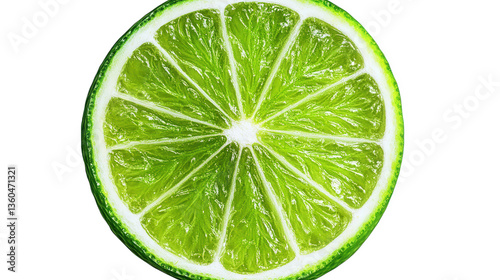 Close-up of a Lime Slice