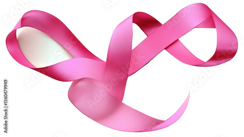 Pink Ribbon Awareness Symbol for Breast Cancer photo