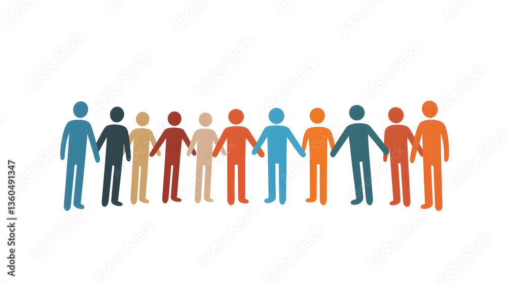 People Uniting into a Group or Business Company, Symbolizing Teamwork and Collaboration in a Corporate Environment.
People Uniting into a Group or Business Company, Symbolizing Teamwork and Collaboration in a Corporate Environment.