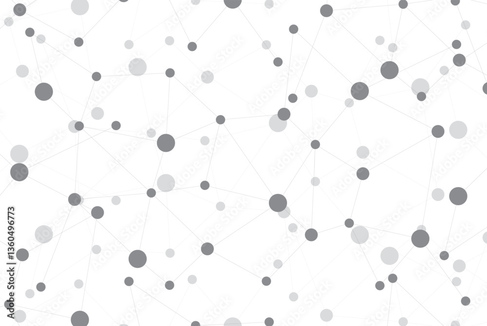 Abstract design of connected dots Abstract design of connected dots