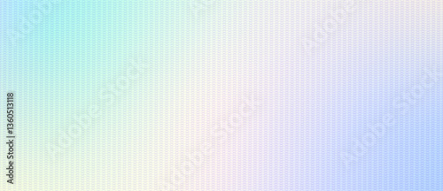 Guilloche pattern. Texture for chevrons in soft color for gift voucher, ticket, check, money, banknote. Vector gradient background with cheque watermark for certificate or diploma and currency design