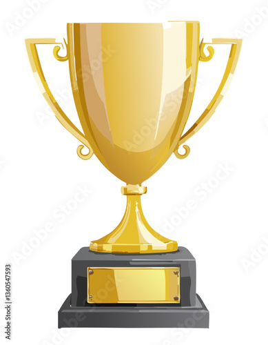 gold trophy cup