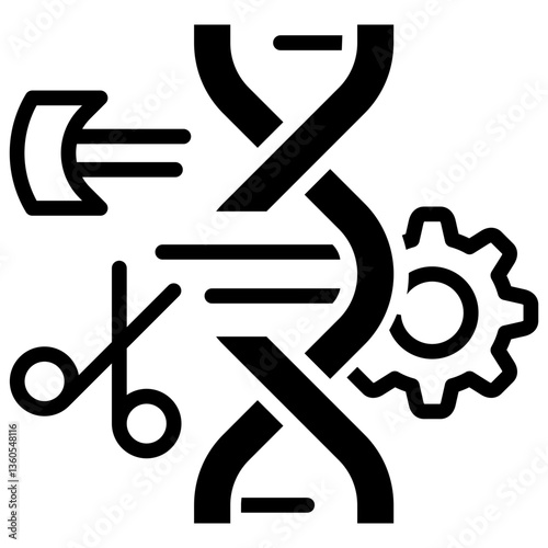 Gene Editing Icon