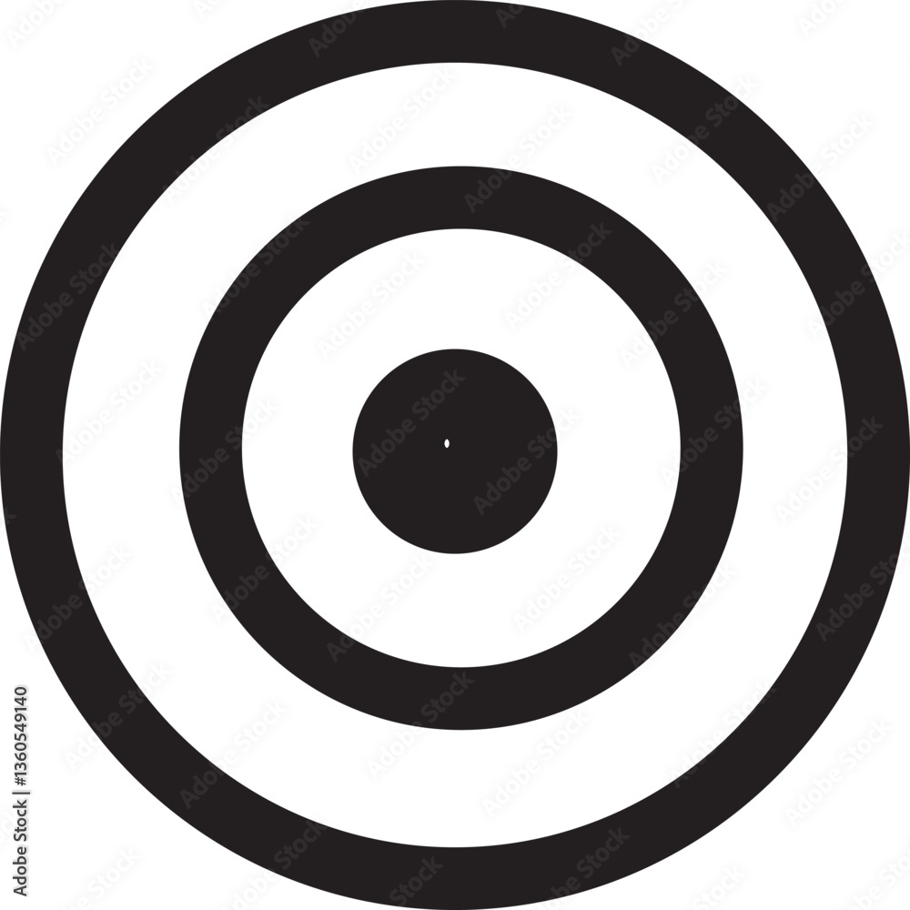 Target and Accuracy Icon – Goal, Focus, Aim, Precision, Darts, Archery Target and Accuracy Icon – Goal, Focus, Aim, Precision, Darts, Archery