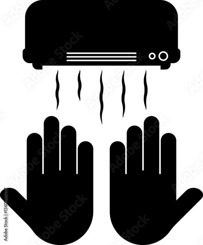 Automatic Hand Dryer Icon