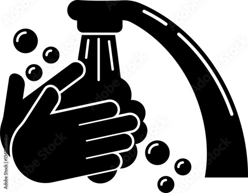Hand Washing, Hygiene and Cleaning Icon