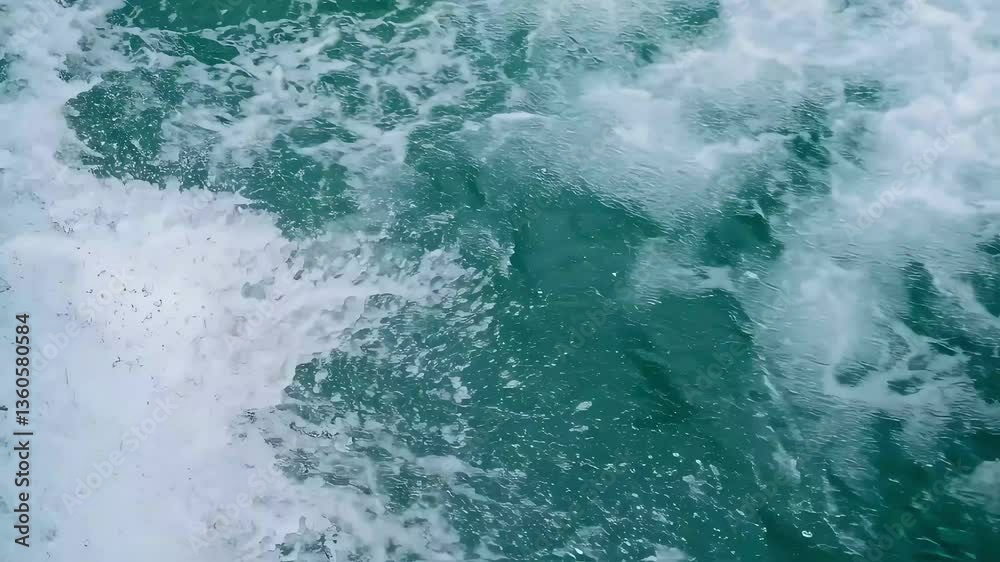 Powerful Mountain River Waves Motion In Fast Tempo Powerful Mountain River Waves Motion In Fast Tempo