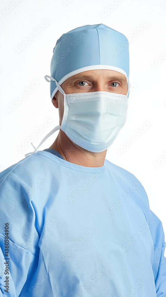 Krankenpfleger mit Maske Krankenpfleger mit Maske