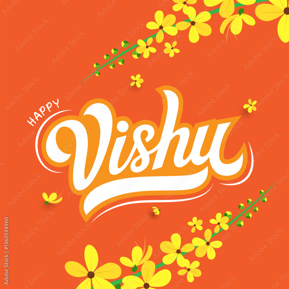 Happy Vishu Festival Background Design Background Template Illustration Happy Vishu Festival Background Design Background Template Illustration