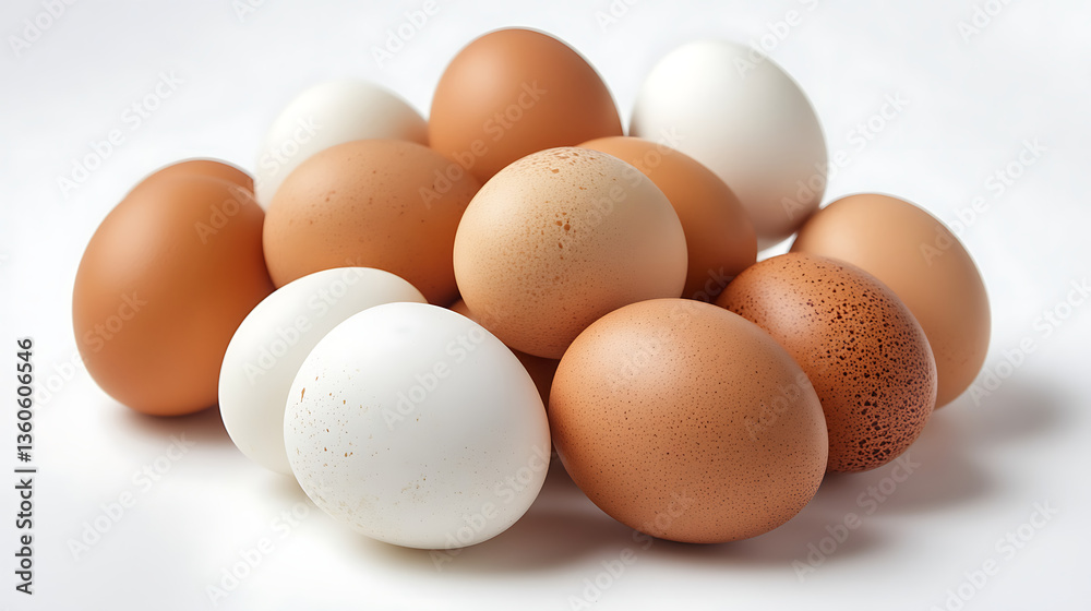 eggs isolated on white eggs isolated on white