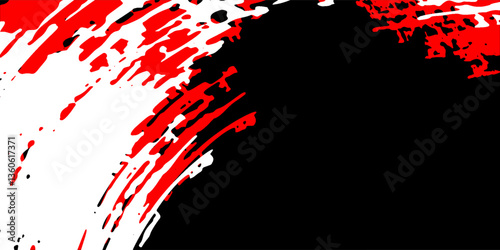 beautiful gallery oil painting, red, jade, orange and grey, sharp lines and blended 
