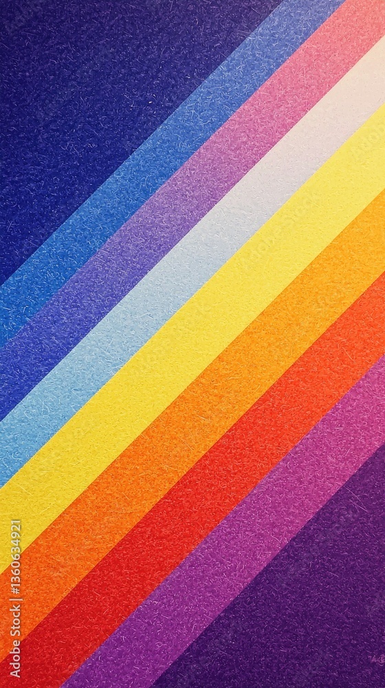 Fototapeta premium Diagonal rainbow stripes background graphic