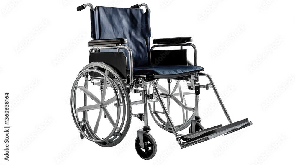 Fototapeta premium wheelchair isolated on white background