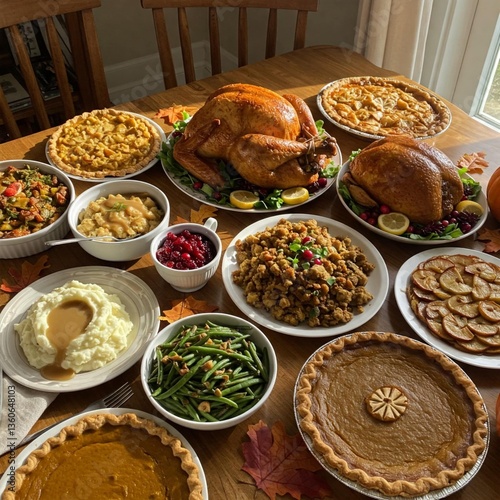 Family holiday dinner