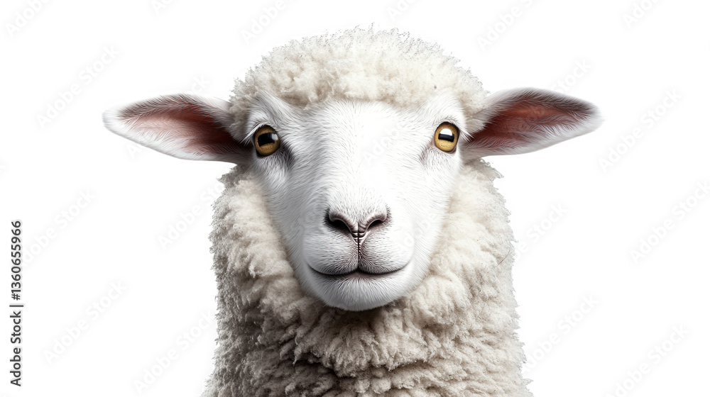 Close-up of a White Sheep Close-up of a White Sheep