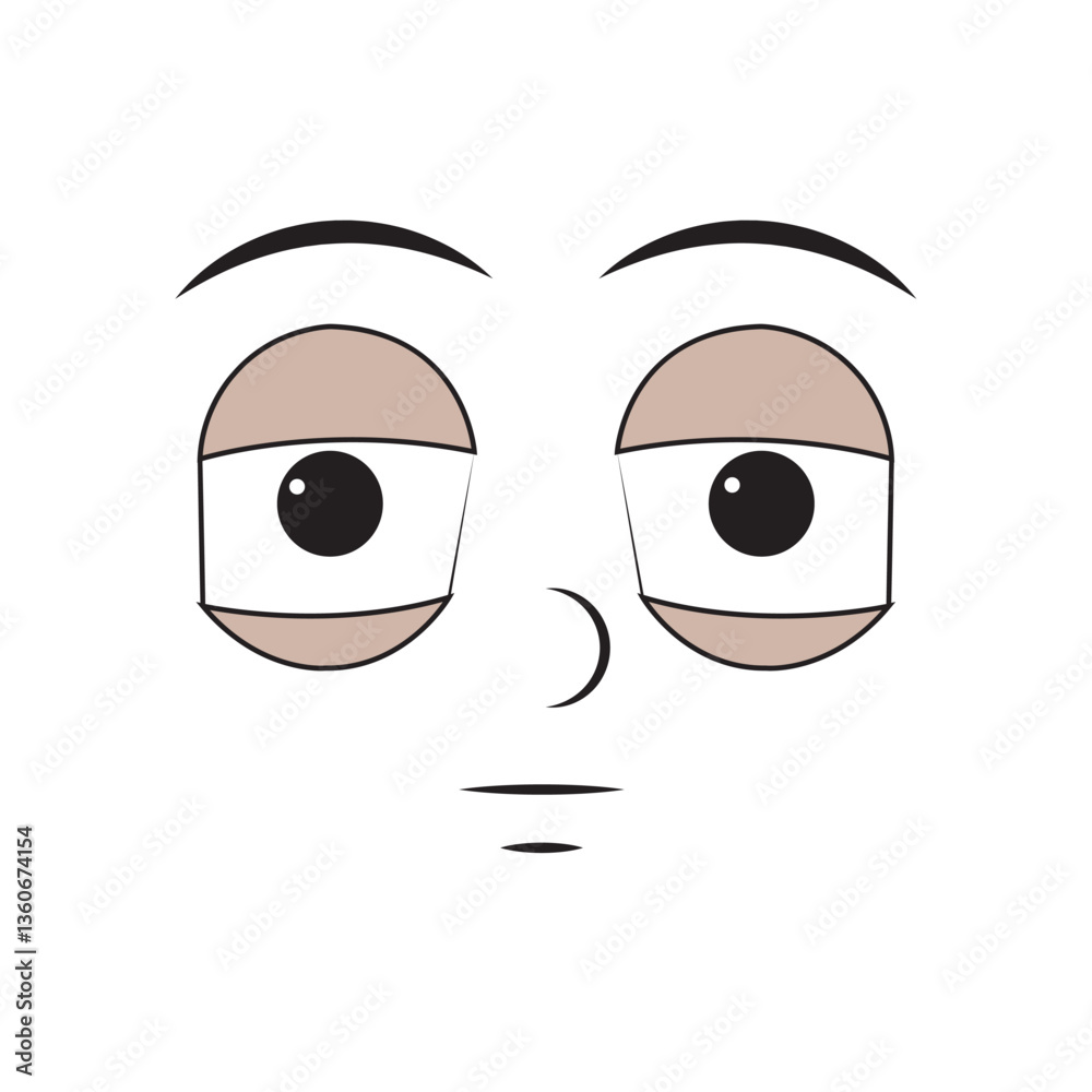 Flat boring expression emote avatar Flat boring expression emote avatar