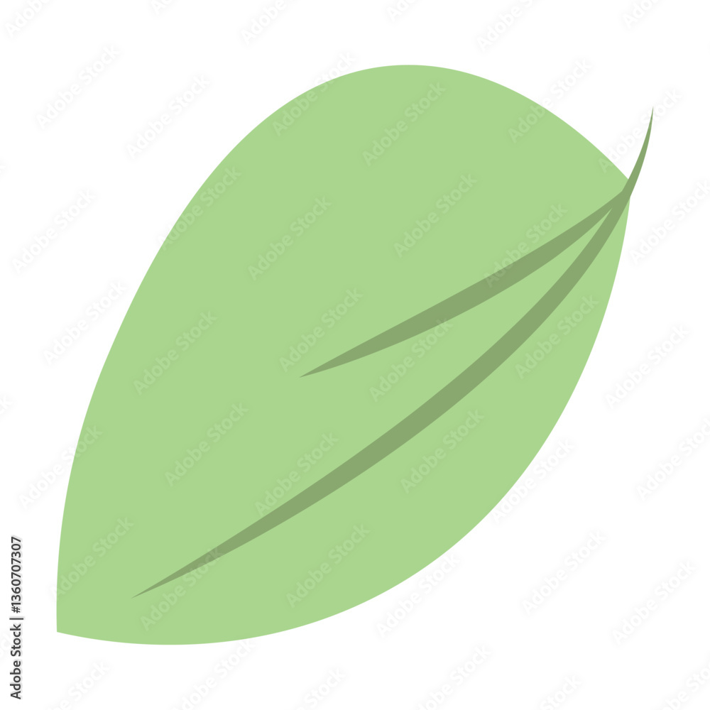 Isolated colored leaf sketch icon Isolated colored leaf sketch icon