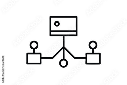 proxy configuration vector icon.eps