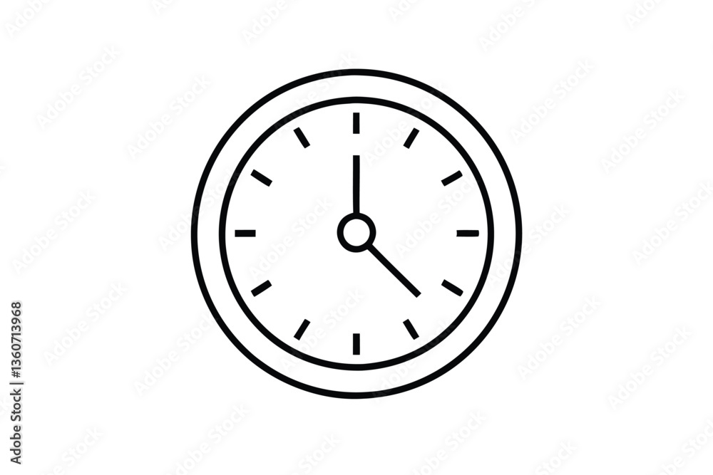 clock isolated on white clock isolated on white