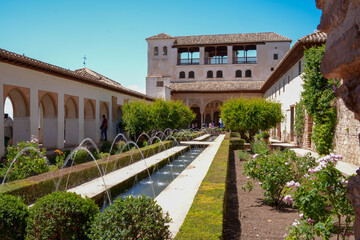 Keuken achterwand Tuin Patio de la Acequia in Alhambra  © Piotr
