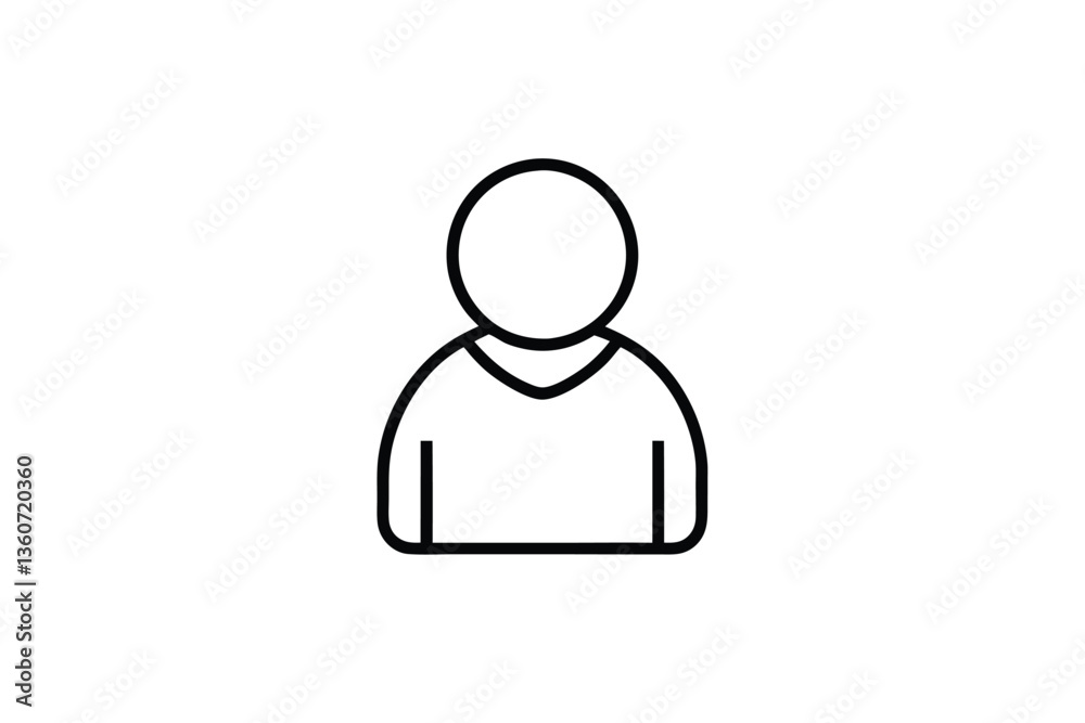 vector icon of a man vector icon of a man
