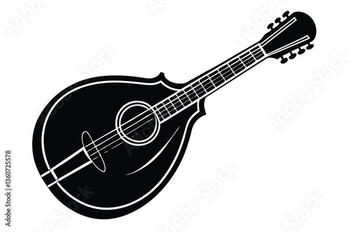 mandolin vector icon
