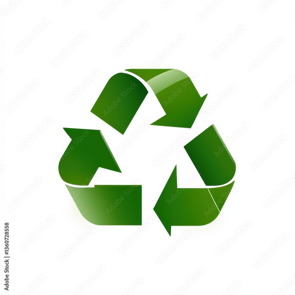 Recycling symbol. Environment conservation concept. Recycling symbol. Environment conservation concept.
