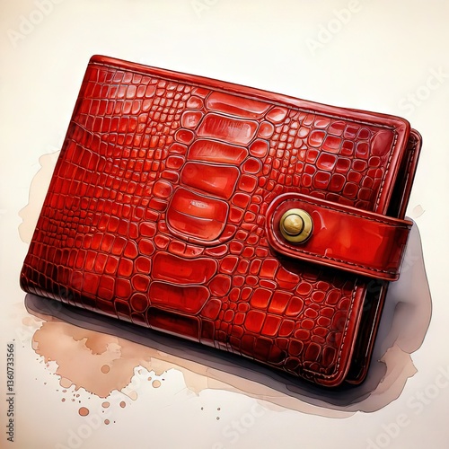  Watercolor Wallet
