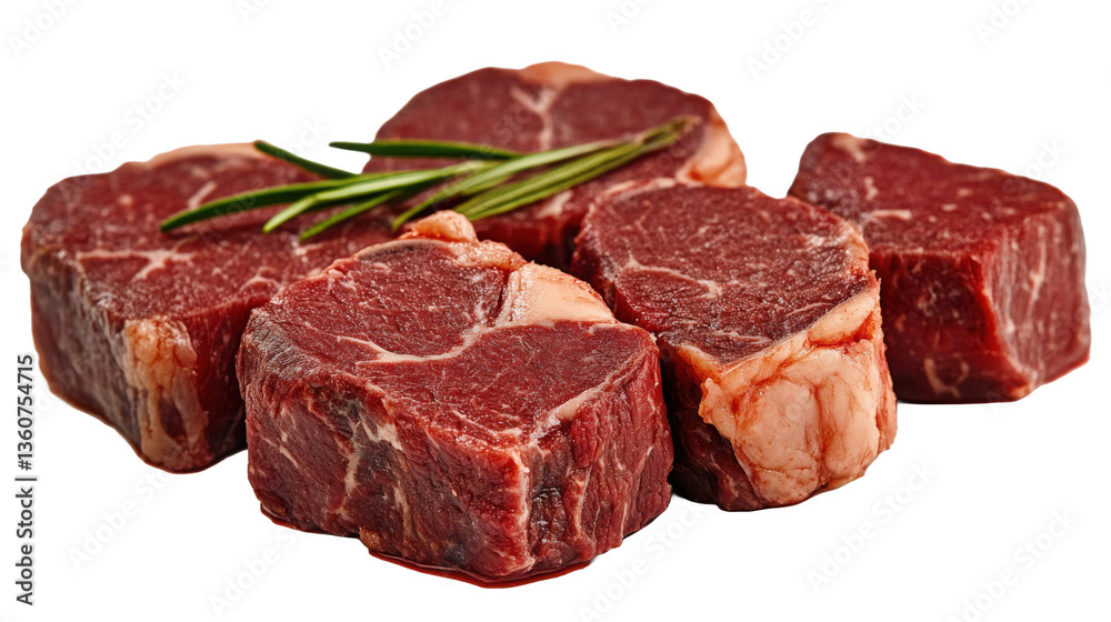 raw beef steak