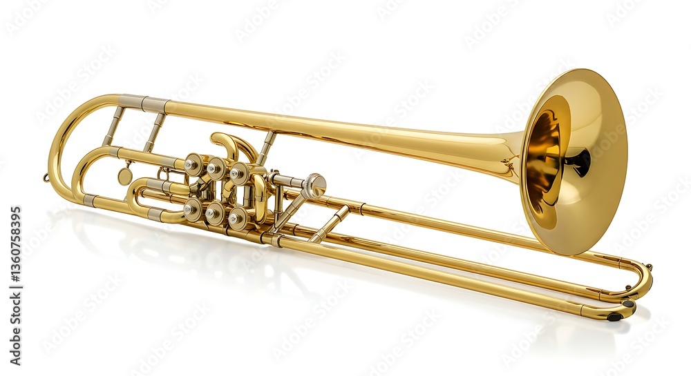 Obraz premium The brass trombone 
